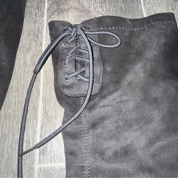 Women's Dream Pairs Brown Faux Suede Over the Knee Boots - Picture 6 of 8